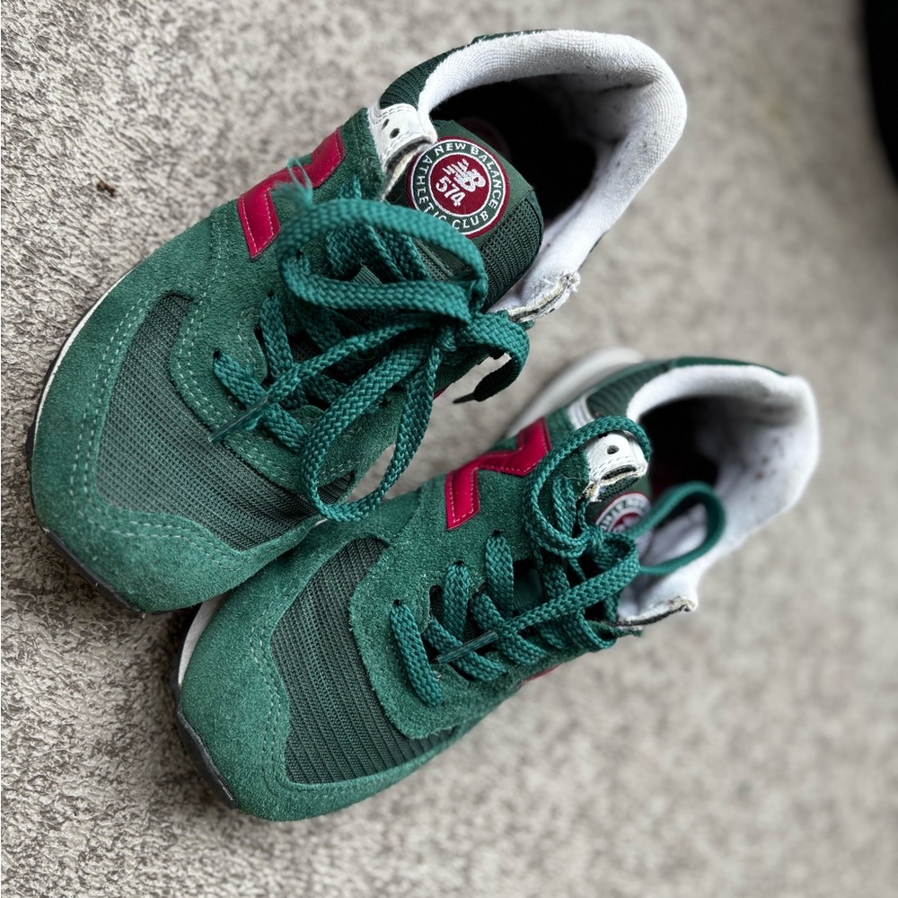 New Balance Green and Pink Sneakers Classic Retro Style